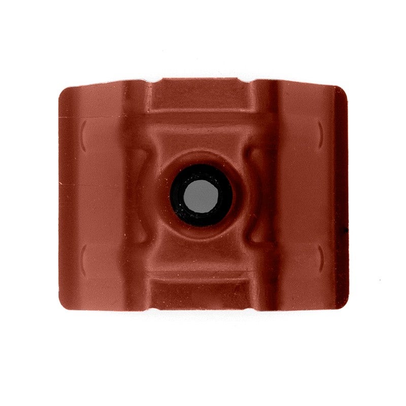 50 Kits de Fixation Sommet d'Onde pour Tôle Axel Rouge Tuile RAL 8012 6.3 x 100 mm support bois - 5