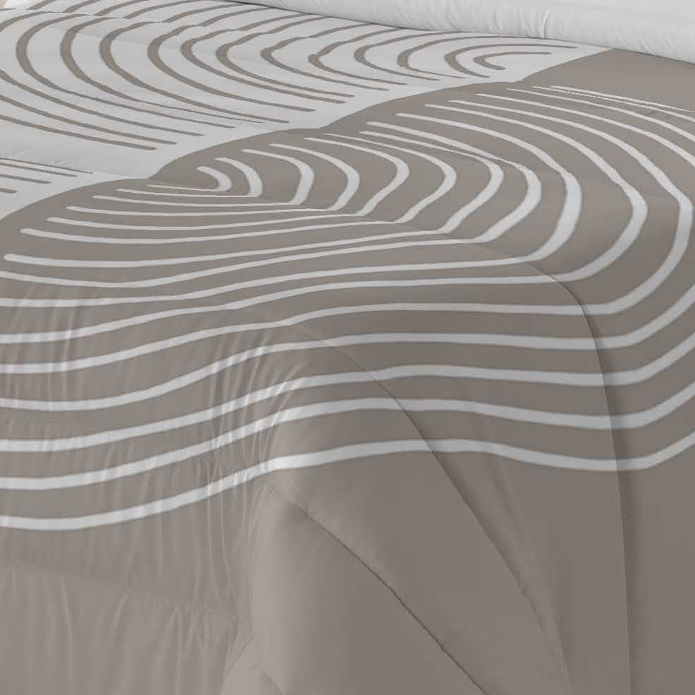 CAPA DE EDREDÃO COM ESTAMPADO DE LINHO 1 CAMA 180 - 5