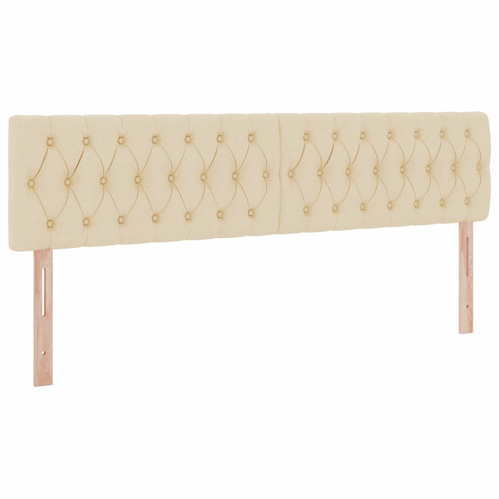 Lit avec rangement et matelas crème 180 x 200 cm velours - 9