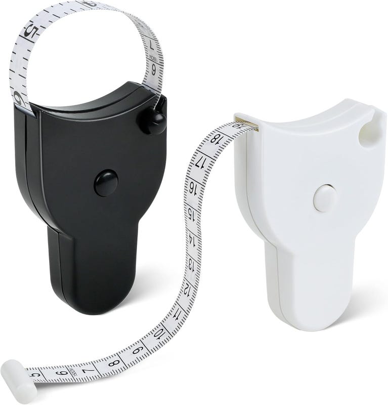 Mètre Ruban Rétractable Double échelle – Mesure Corporelle Et Graisse – EUJ