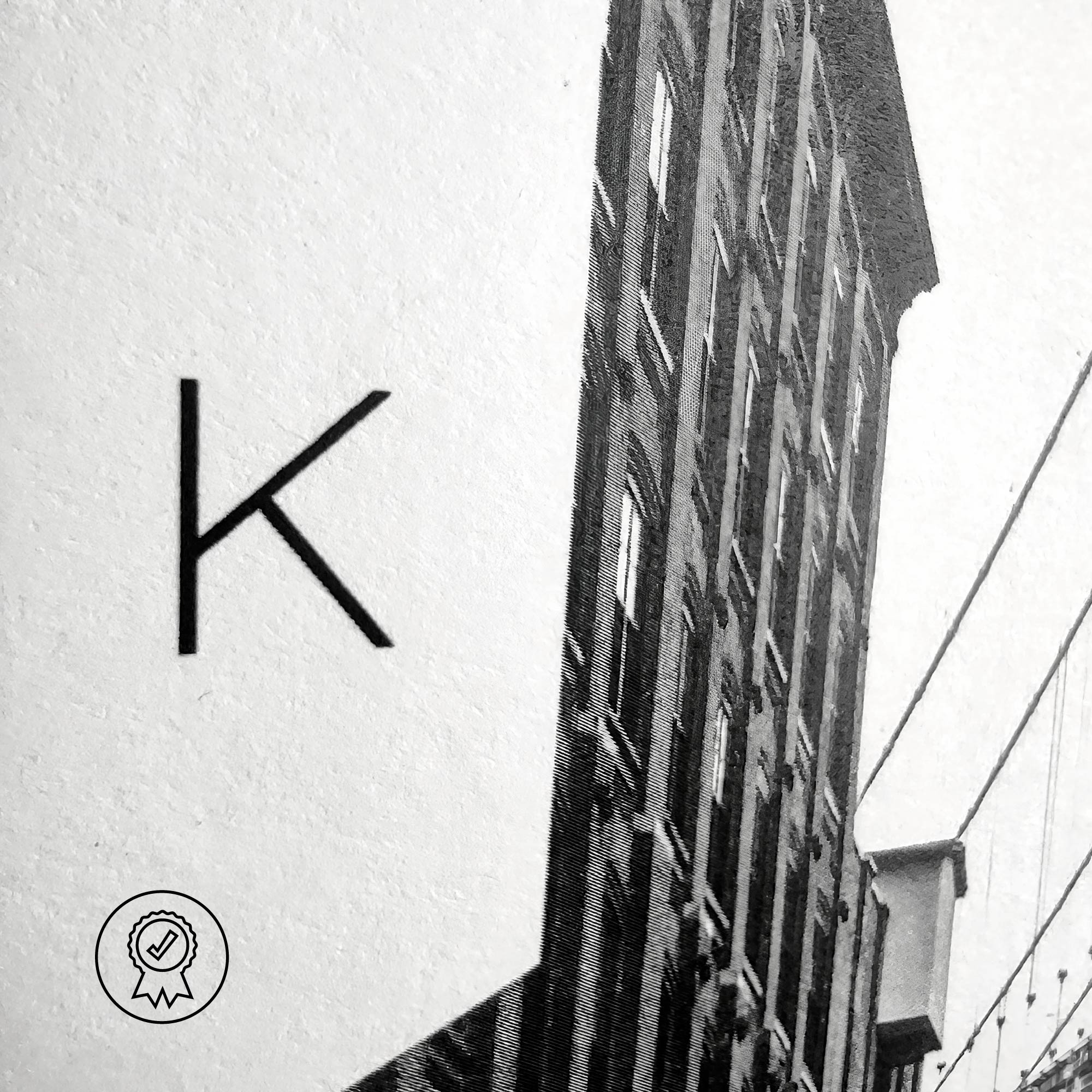 Set de 6 illustrations de villes pour tableaux - Photographies de villes, phrases, illustration - 20x30 cm, 30x40 cm - Sans cadre - MILUKA - 6