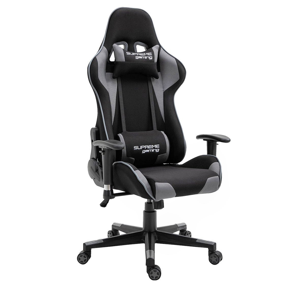 Fotel regulowany gamingowy PlayMaker Black/Gray