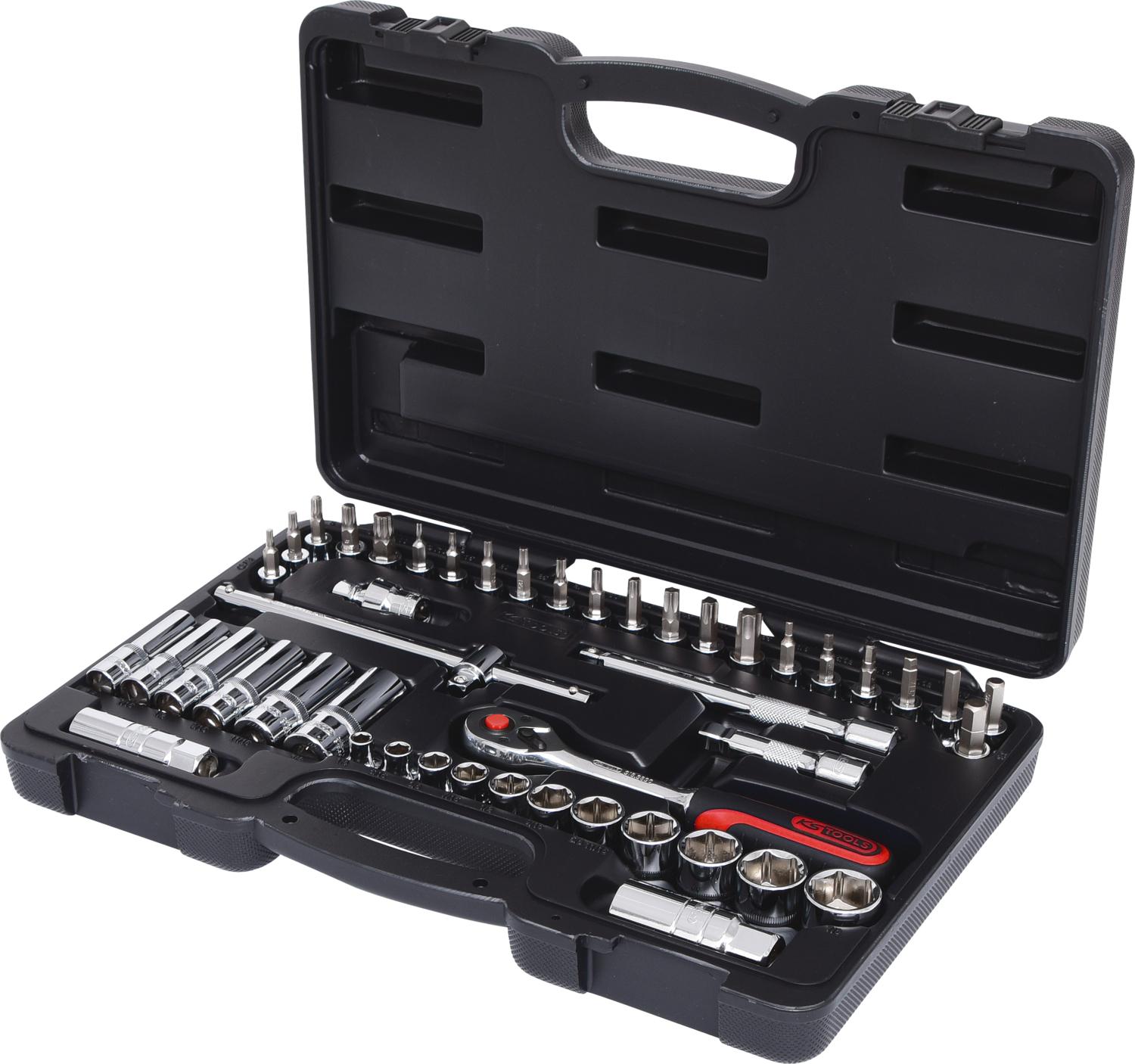 Douille Hexagonale Longue 24 Mm KS Tools - 3/8 De Pouce, 6 Pans, Pour Bougie De Préchauffage, Profil FlankTraction