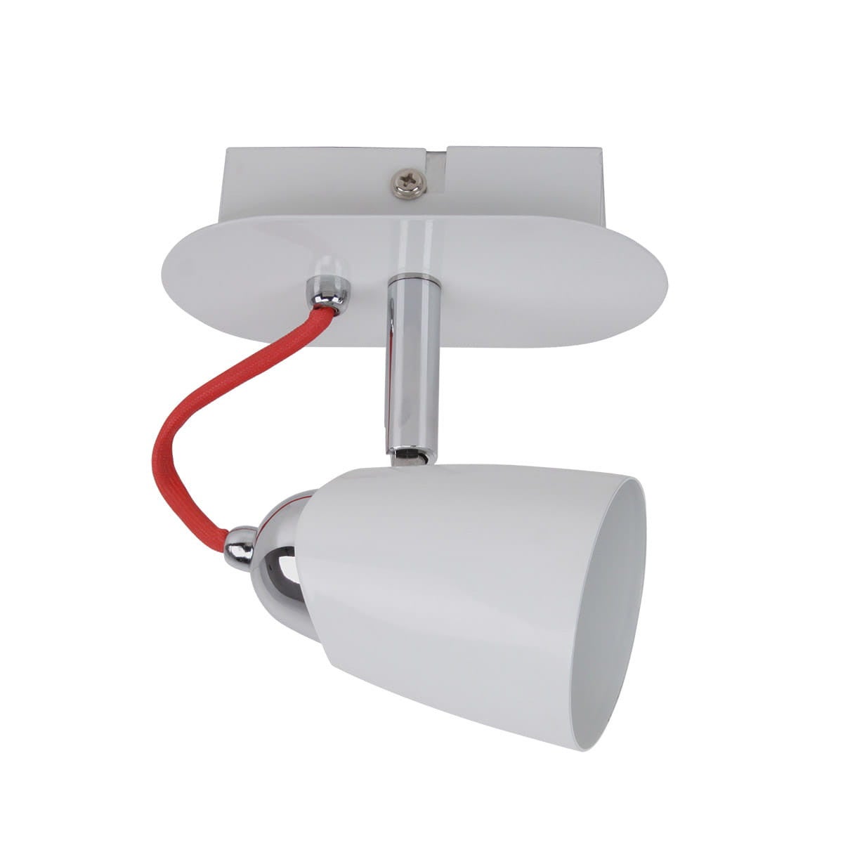Kinkiet ścienny Kayla biało-czerwony 1xGU10x50W styl nowoczesny wym: 12 x 6,5 cm metal IP20 Italux