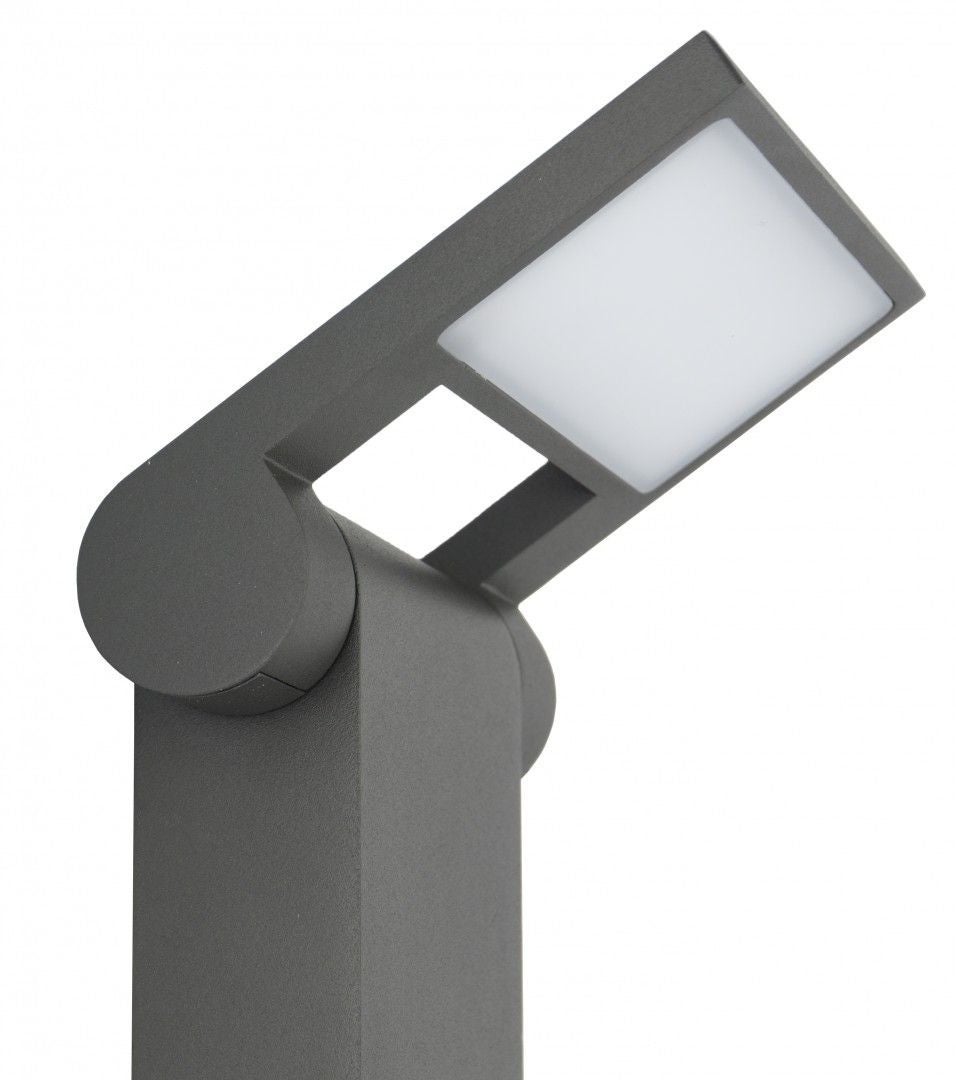 Lampa ogrodowa stojąca Neo ciemnoszara LED 10W 3000K 600 lm IP54 wym: 60 x 12 x 14,5 cm aluminium SU-MA