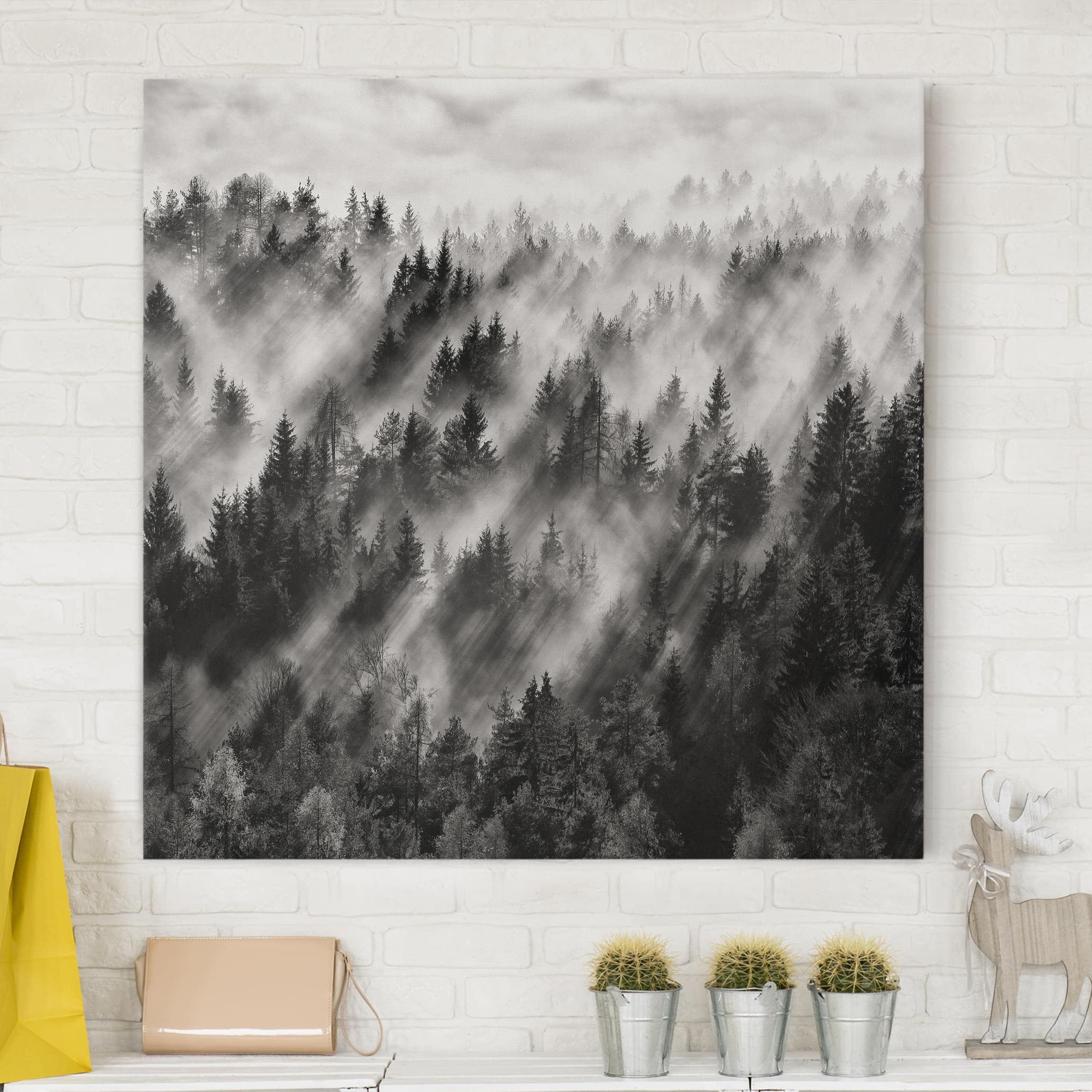 Tableau moderne imprimé sur toile Image Cadre déco Canevas Chemin Foret Tableau moderne imprimé sur toile Image Cadre déco Canevas Chemin Foret