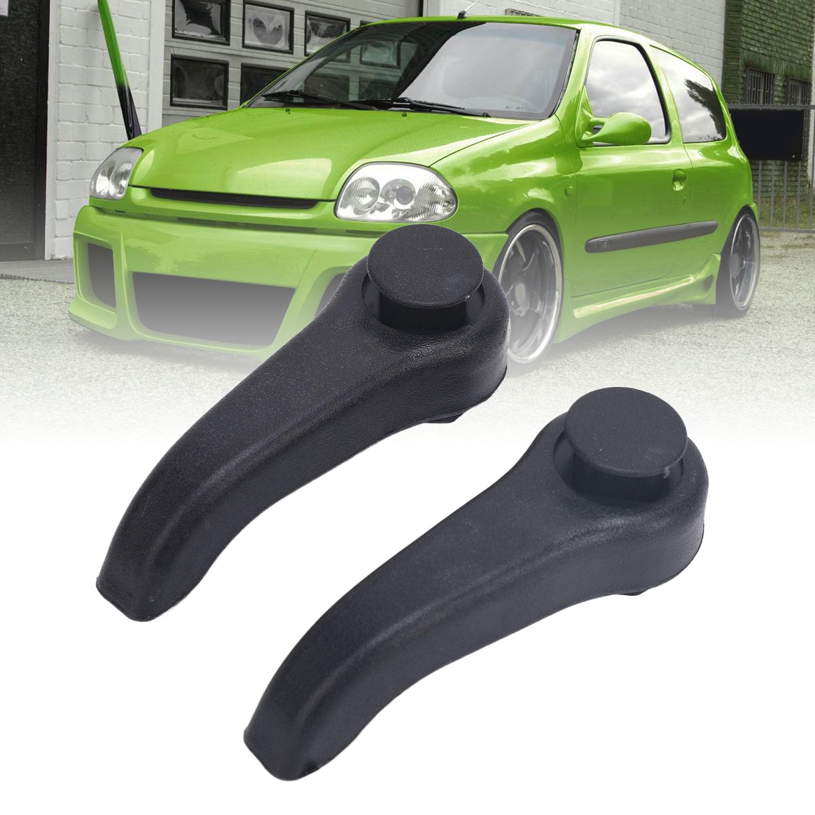 Lot De 2 Poignées Réglage Inclinaison Sièges Grises - Renault Clio 2 & Twingo - Neuf