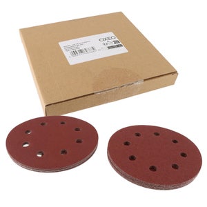 Lot De 10 Feuilles Abrasives Auto-agrippantes - Diamètre 140 Mm - Marque Silverline - Neuf