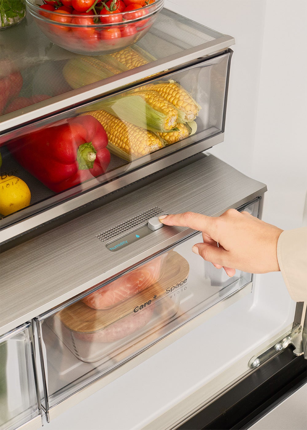 CREATE - FRIDGE STUDIO FRENCH DOOR PRO 509 - Réfrigérateur à porte française 509L No Frost avec Space Pro et Care+- Noir - 6
