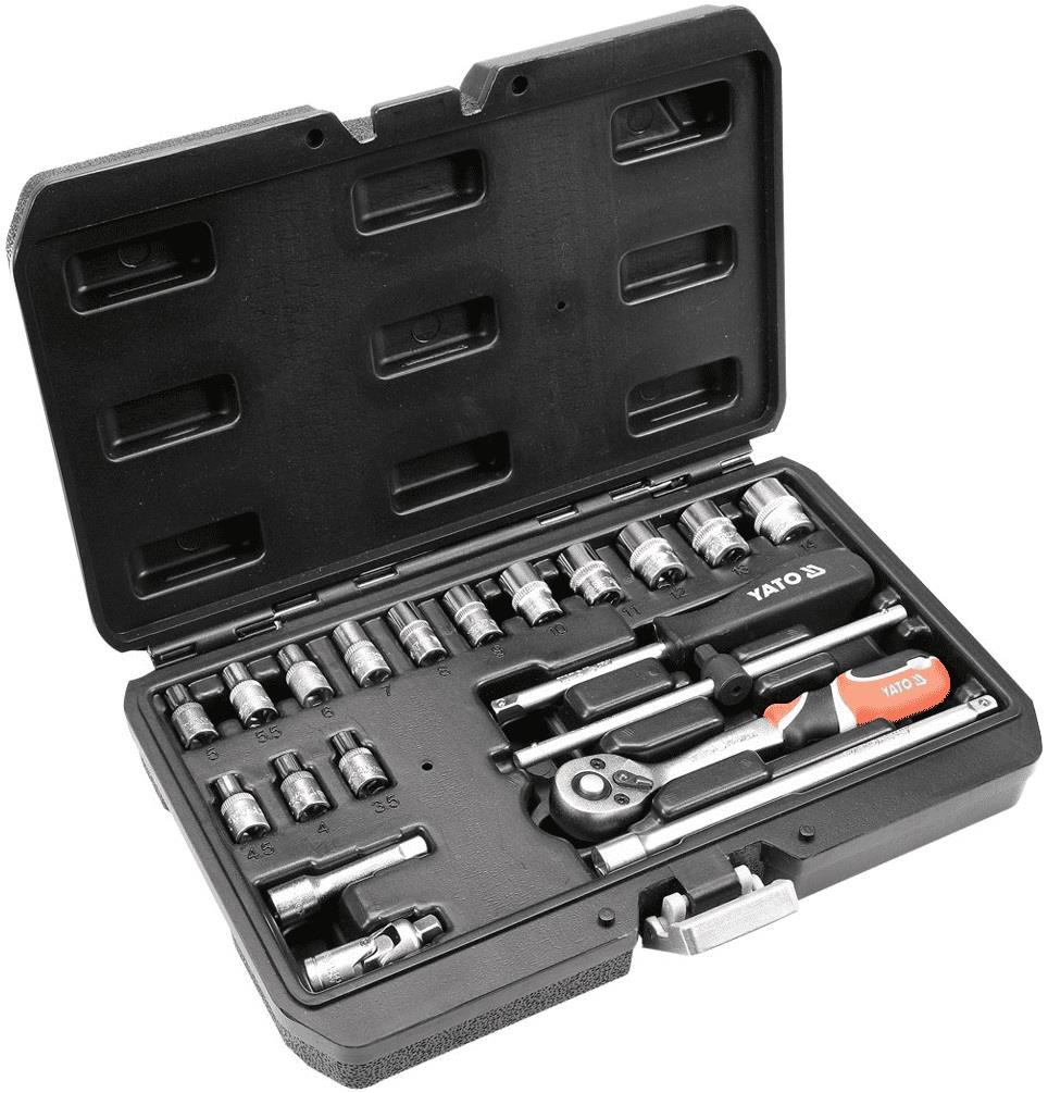 Yato Yt-14491, Socket Set 1/4, 20Pcs, Xs , Leroy Merlin