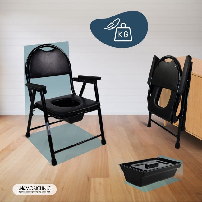 Sedia con wc Mobiclinic Comodino per disabili handicappati anziani