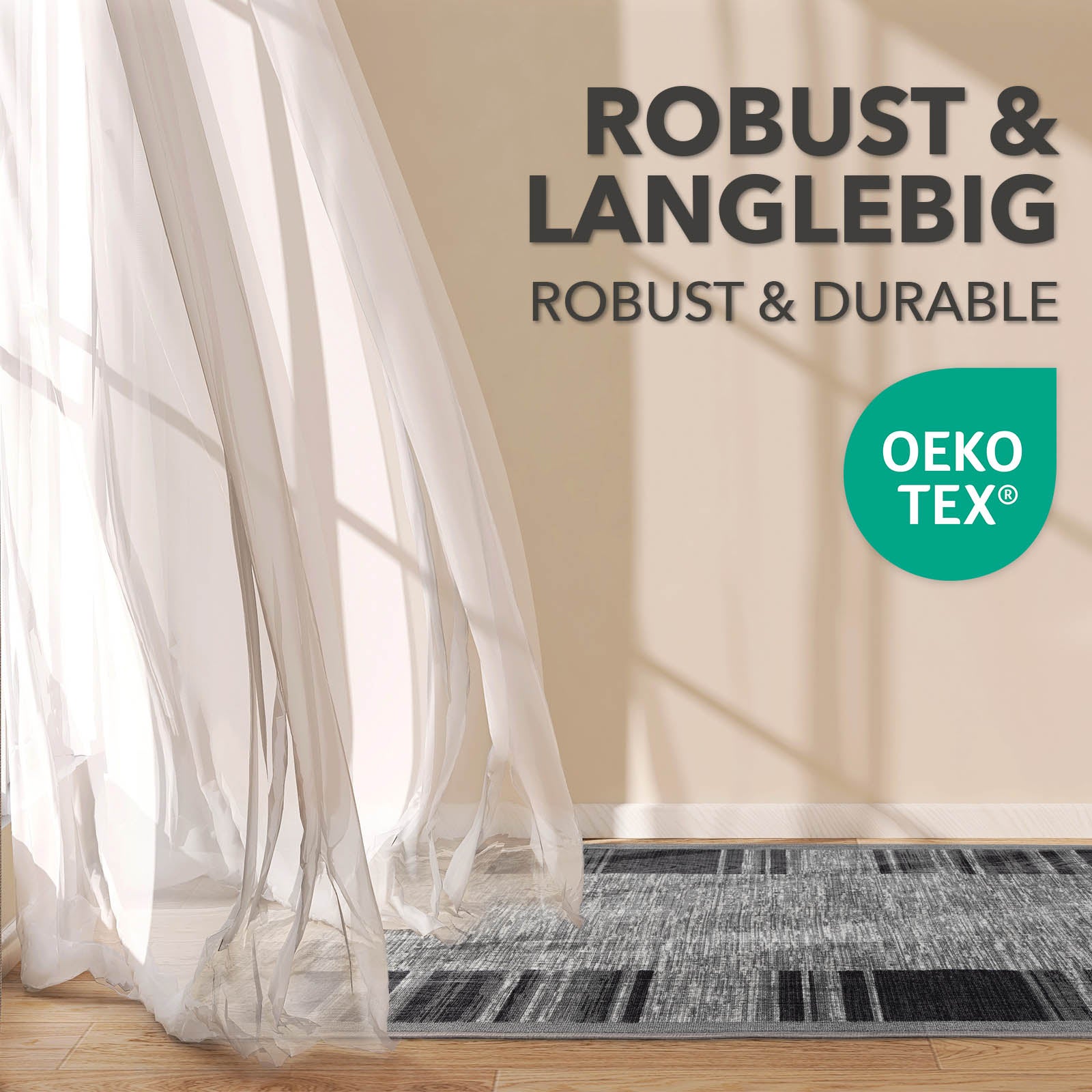 Tapis de couloir Navona Anthracite, 80 x 200 cm - 5