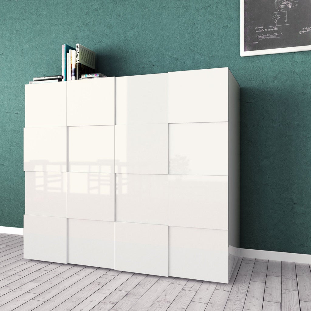 Credenza LONDON bianco - 8