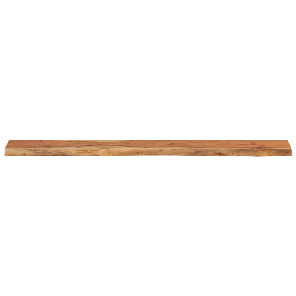 Étagère murale | Étagère flottante | Étagère suspendue rectangulaire massif acacia bordure assortie CFW109015 - 4