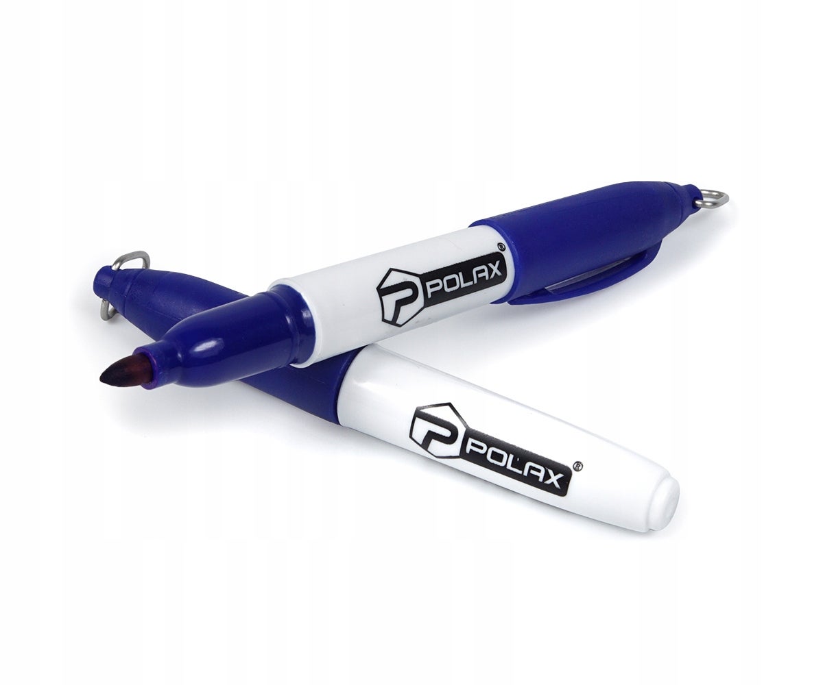 Marker mini budowlany permanentny niebieski 1szt Polax