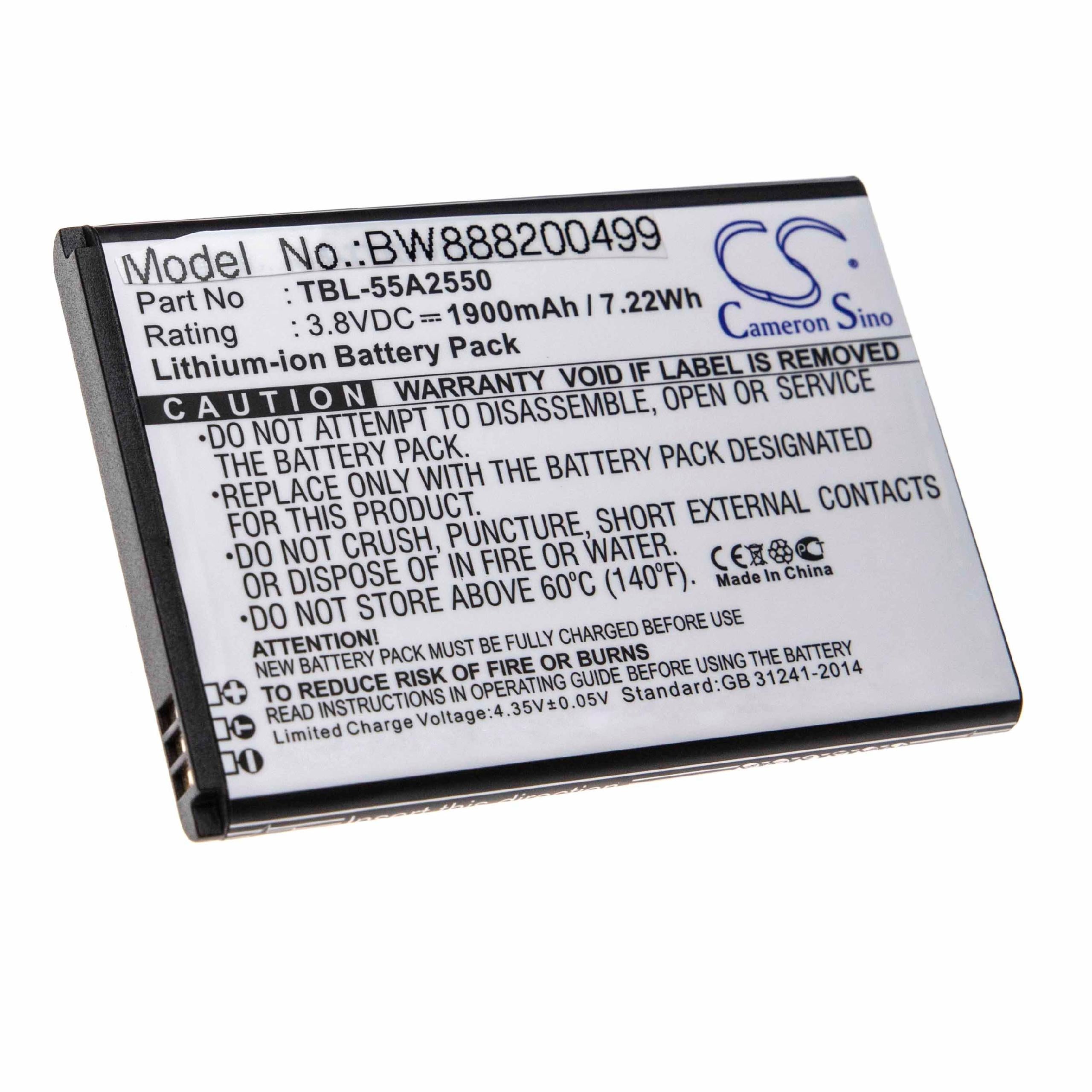 Batteria Vhbw Compatibile TP-Link M7310 V2.0, M7350 V4.0 – 1900mAh Li-Poly Ricaricabile