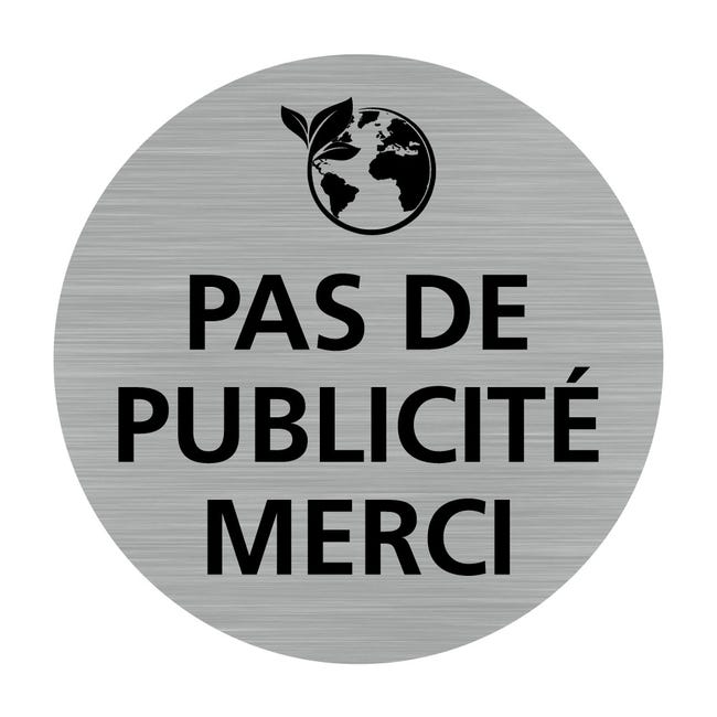 Plaque De Porte Ronde Aluminium 75 Mm — Pictogramme Couteau/fourchette — Pour Cuisine, Cantine, Restaurant — Autocollant Double Face