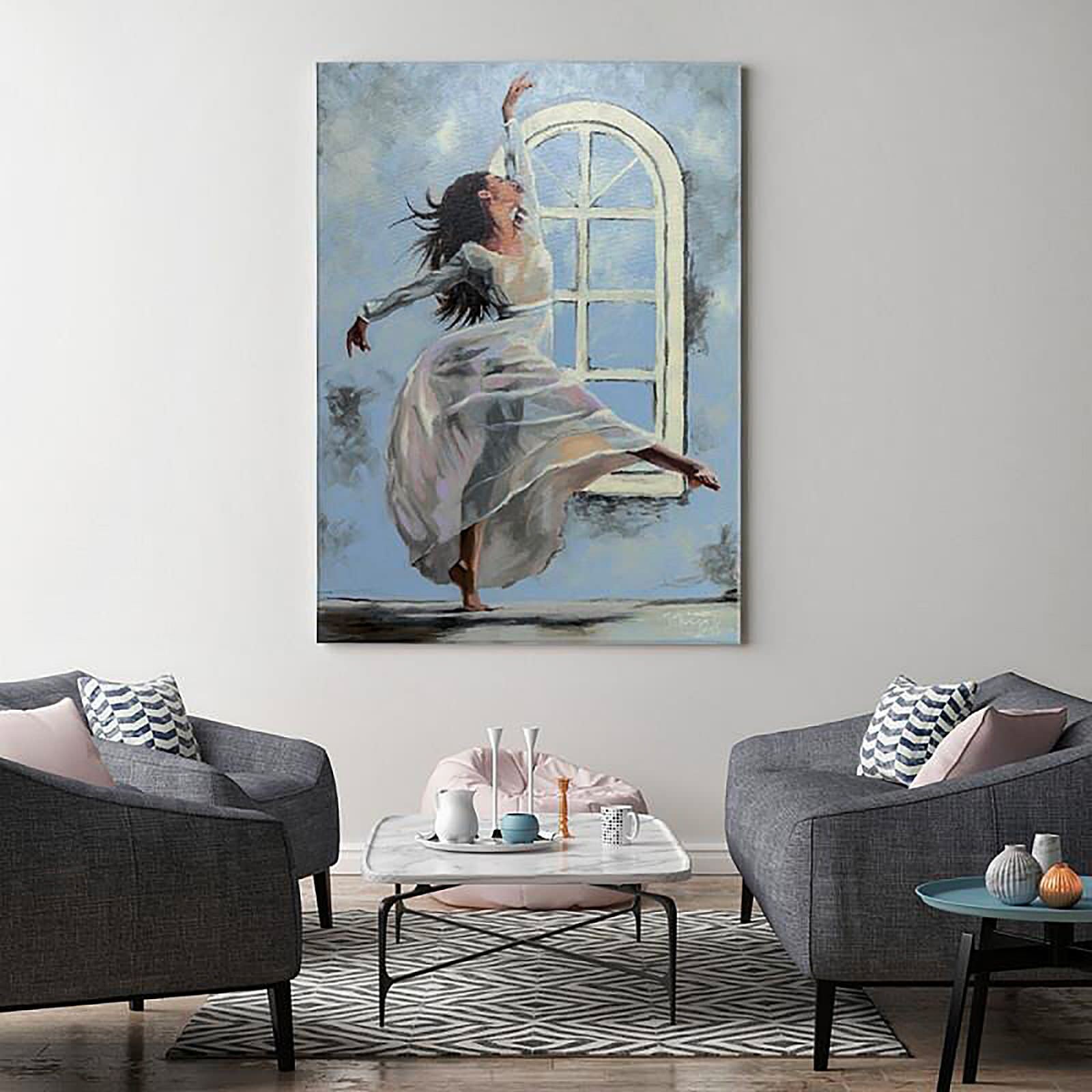 Tableau danseur 3 - 30 x 40 cm - 5