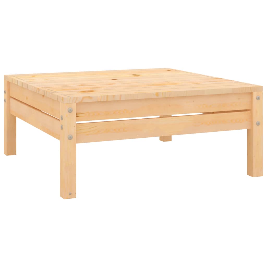 Salon bas de jardin en Bois Marron 7 personnes - 7