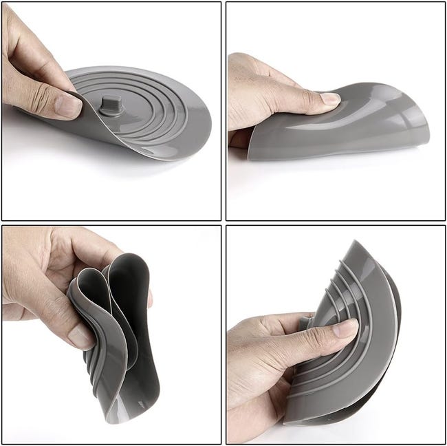 Tappo Di Scarico Con Valvola Di Ritiro In Silicone, Accessorio Per Lavandino, Scarico Lavabo - Foto 1