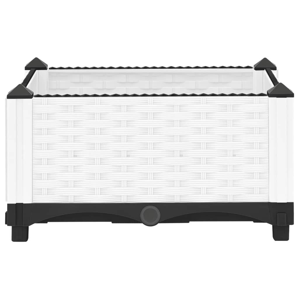 Maison Exclusive - Fioriera Rialzata 40x40x23 cm in Polipropilene - 4