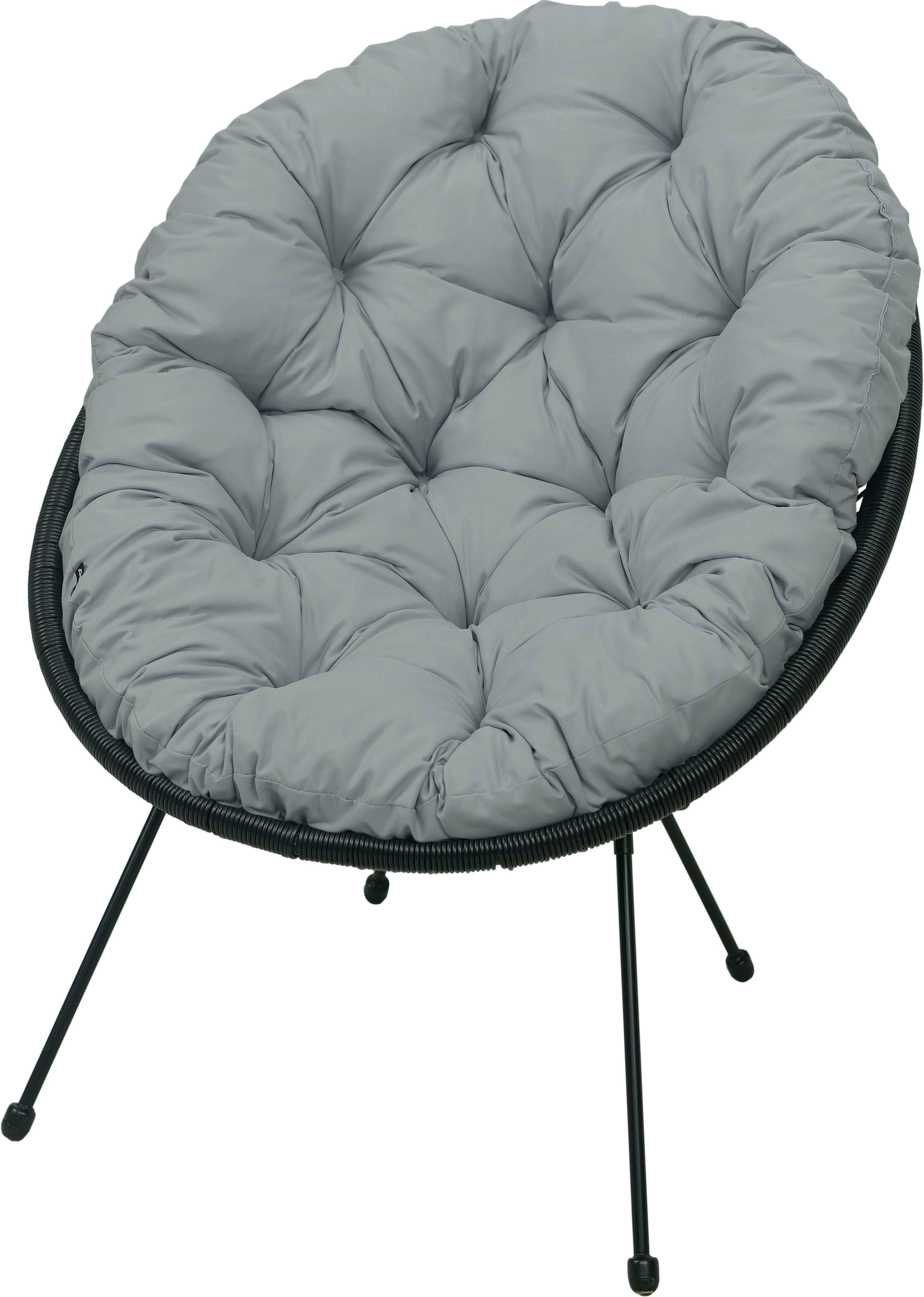 Poduszka na fotel żyłkowy Acapulco AMPO jasny szary 1 szt.