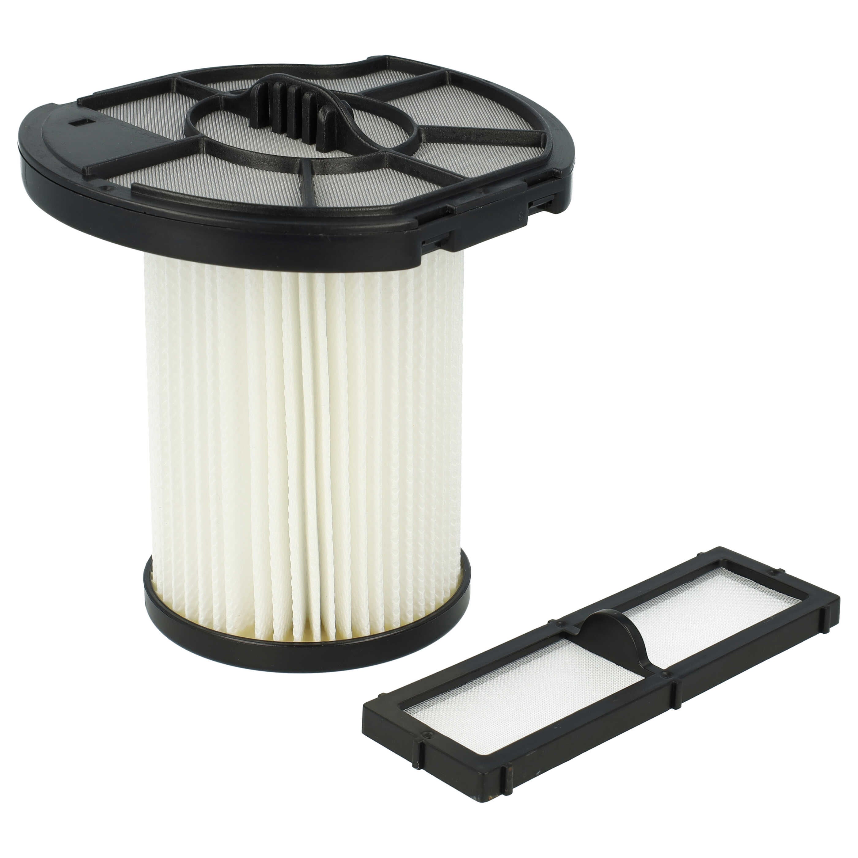 vhbw Lot de filtres compatible avec Dirt Devil Centrixx M2882-5, M2882-6 aspirateur - 2x Filtres de rechange - 6