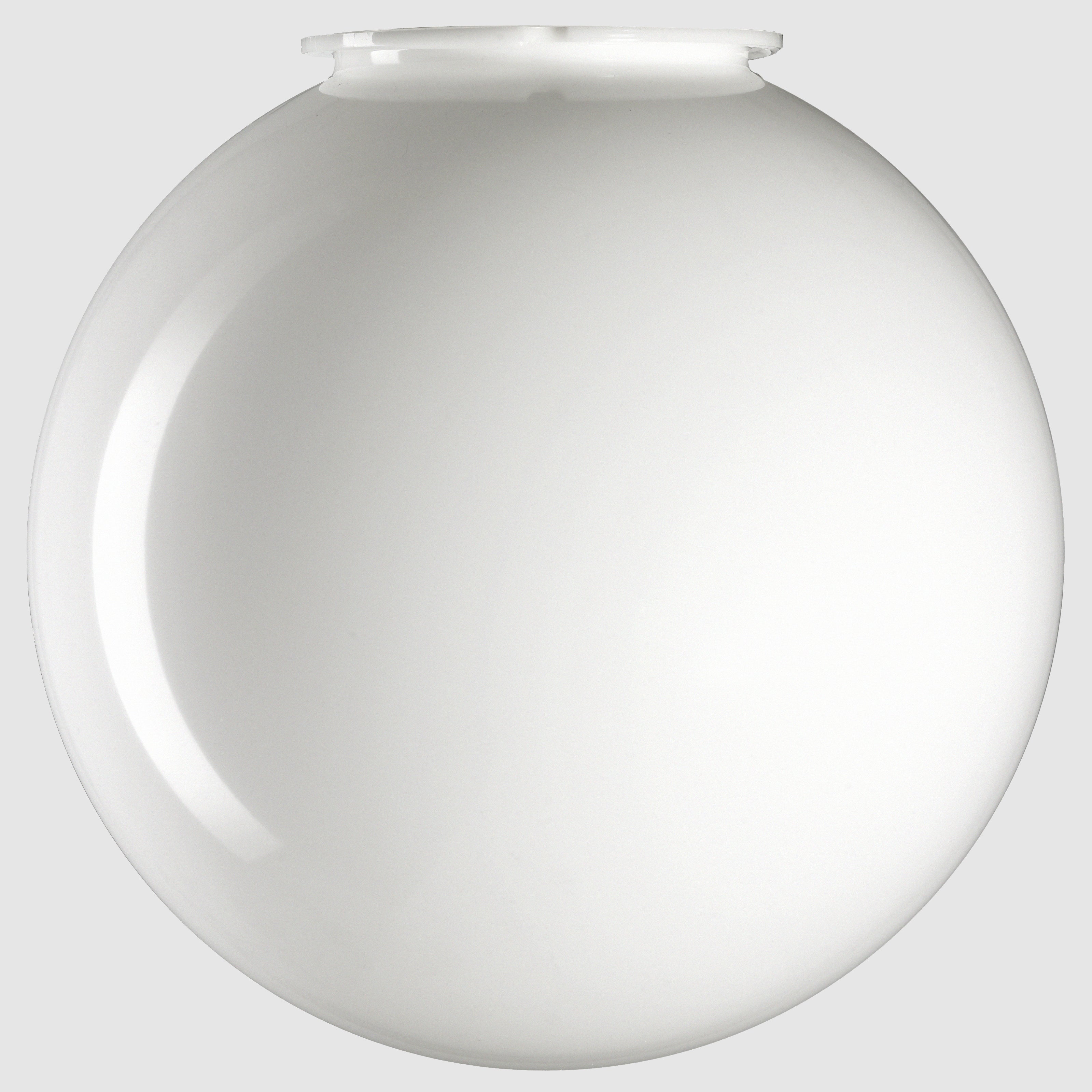 Vetro Opale Per Lampada - Diametro 75 Mm, Altezza 63 Mm, Foro 22 Mm, Modello 5338