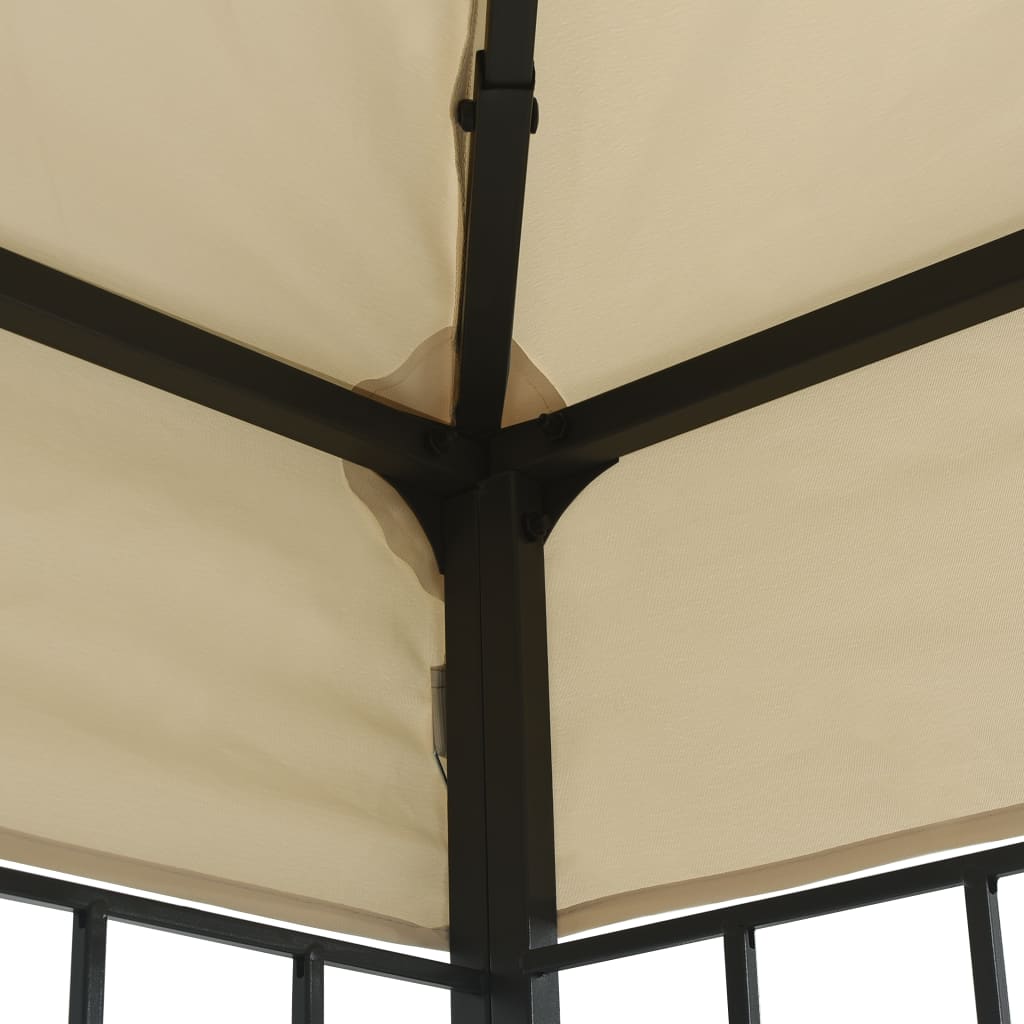 Maison Exclusive - Gazebo 3x3 m Crema - 4