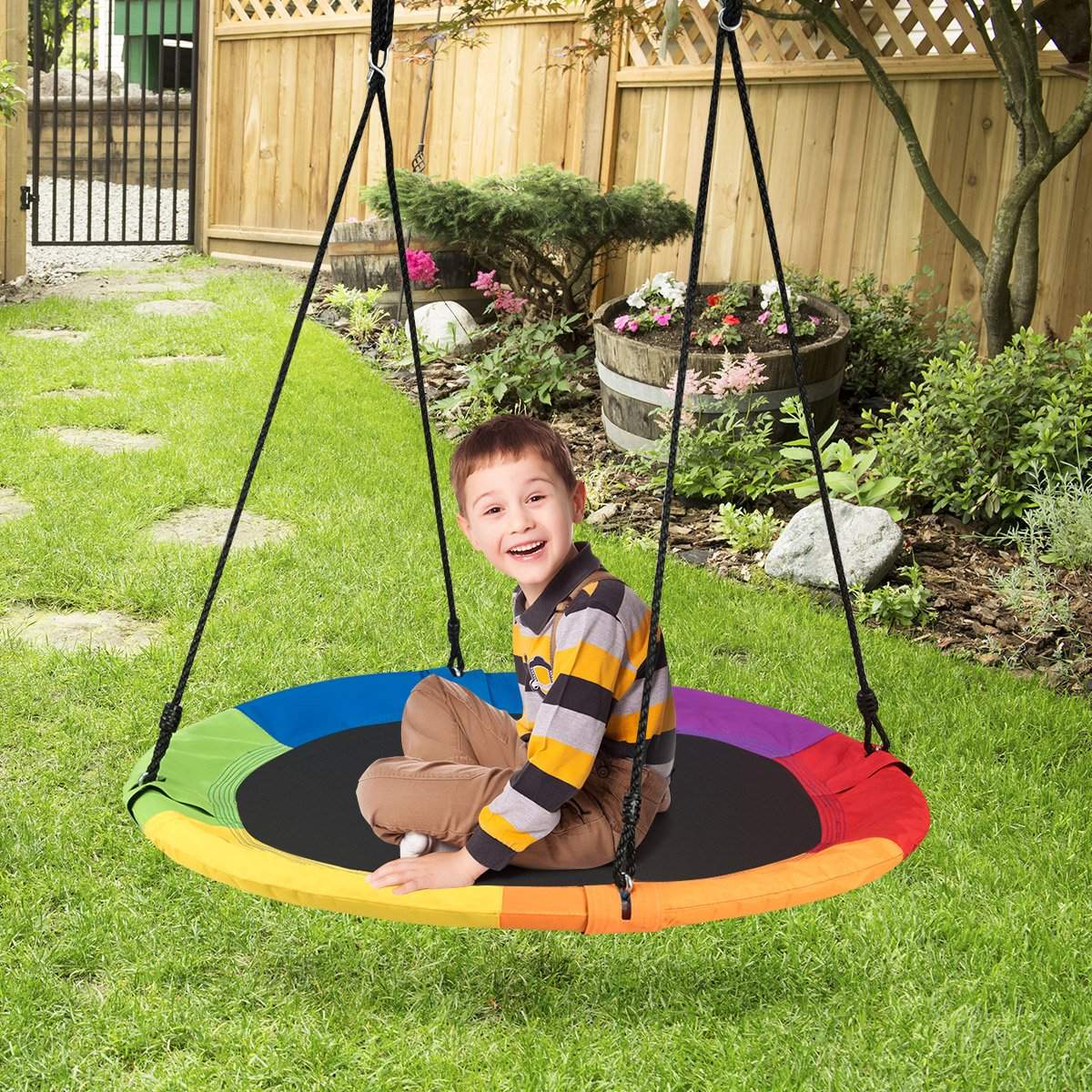 Columpio de jardín tipo nido para exterior infantil | Leroy Merlin