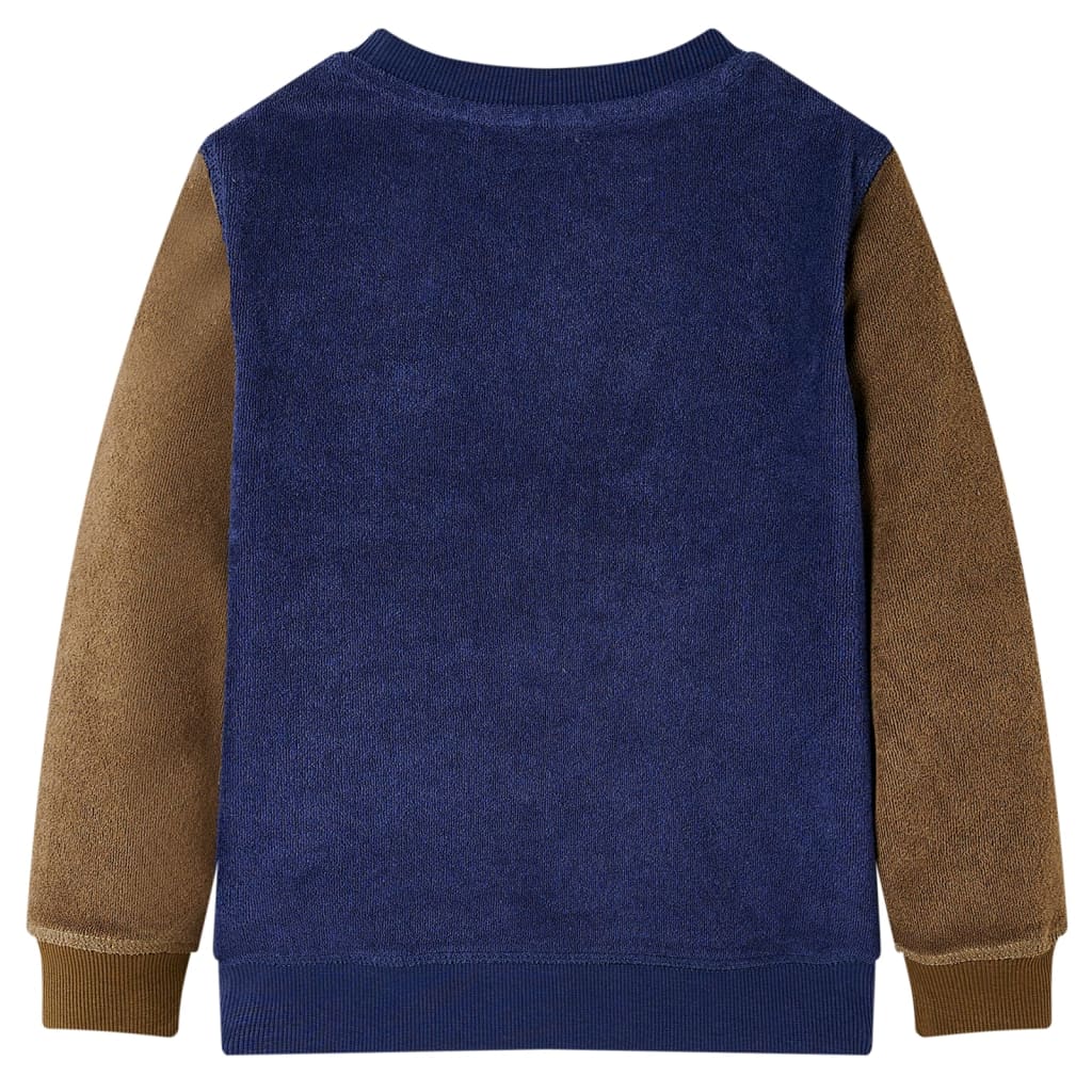 Sweatshirt pour enfants bleu marine foncé 116 Unico / Azul | Leroy Merlin