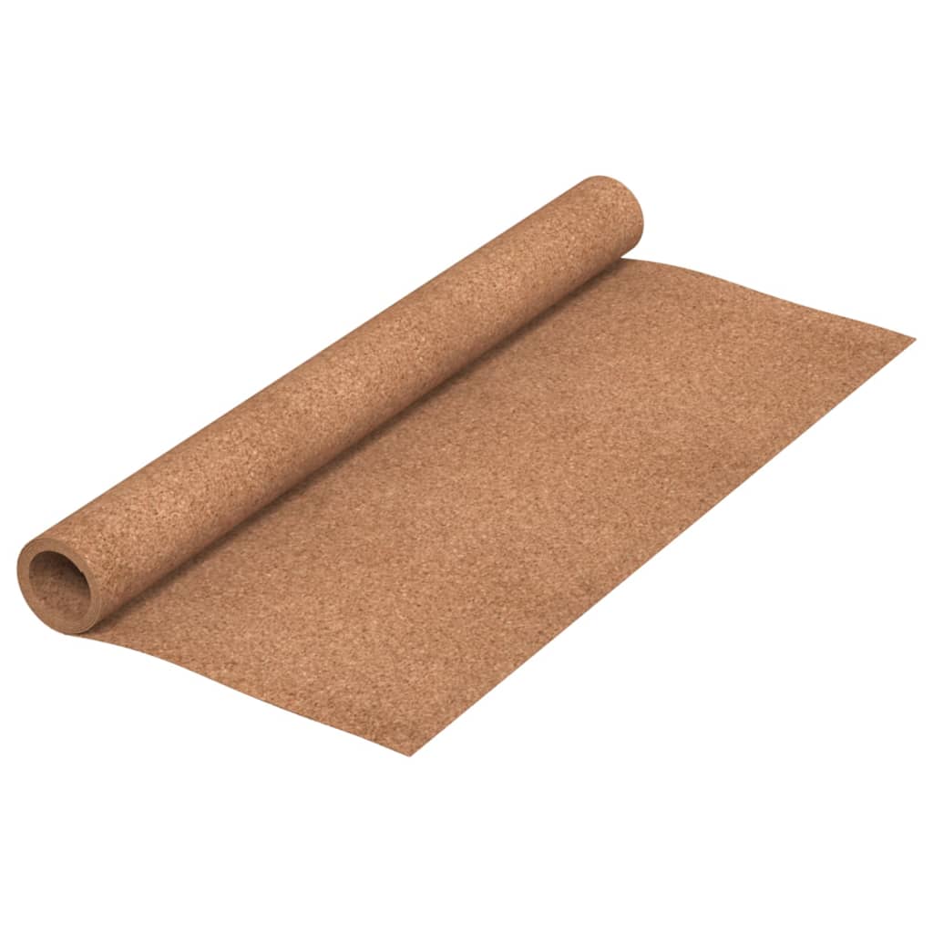 Rotolo Di Sughero In Gomma Per Isolamento - 100x500 Cm, Spessore 2 Mm, Fonoassorbente, Termico, Perfetto Per Sotto I Pavimenti