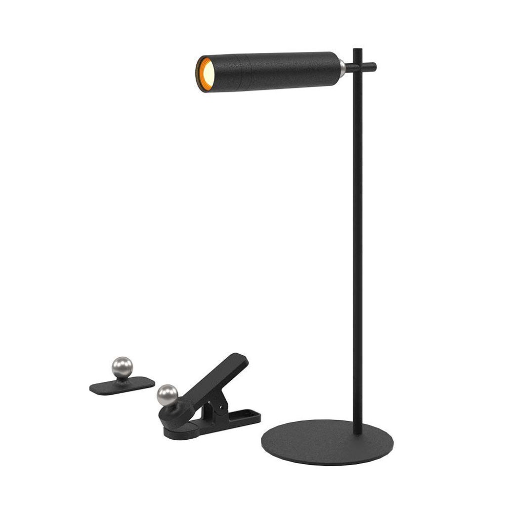 Baseus Lampe magnétique suspendue de bureau, outil d'éclairage à LED sans fil et tactile