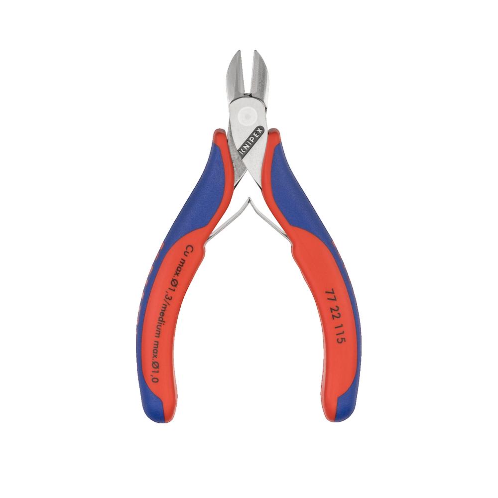 Szczypce tnące Knipex ergonomiczne 115 mm z sprężyną otwierającą