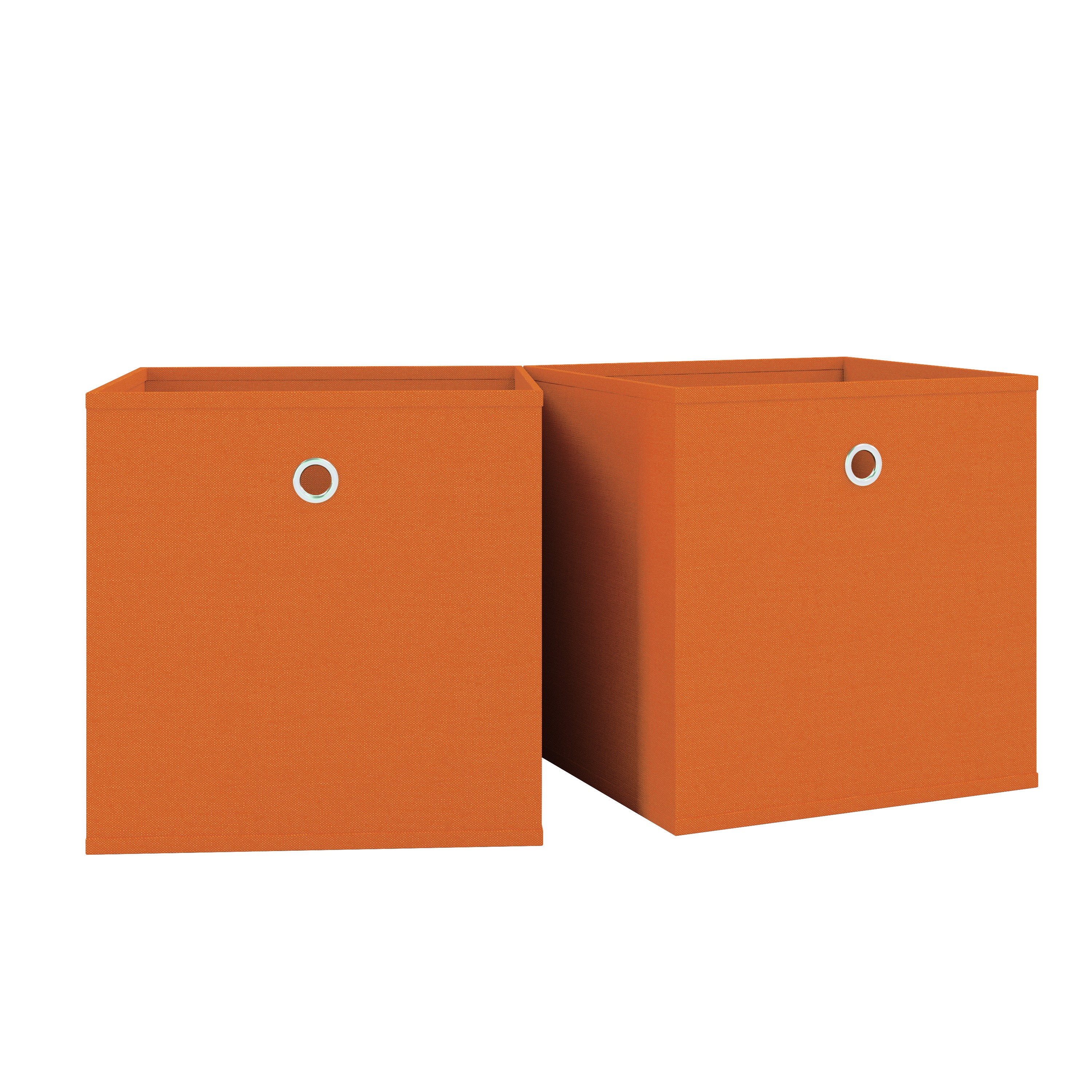 VCM Pudełko do przechowywania Boxas Pomarańczowy H. 28 x B. 27 x T. 27 cm
