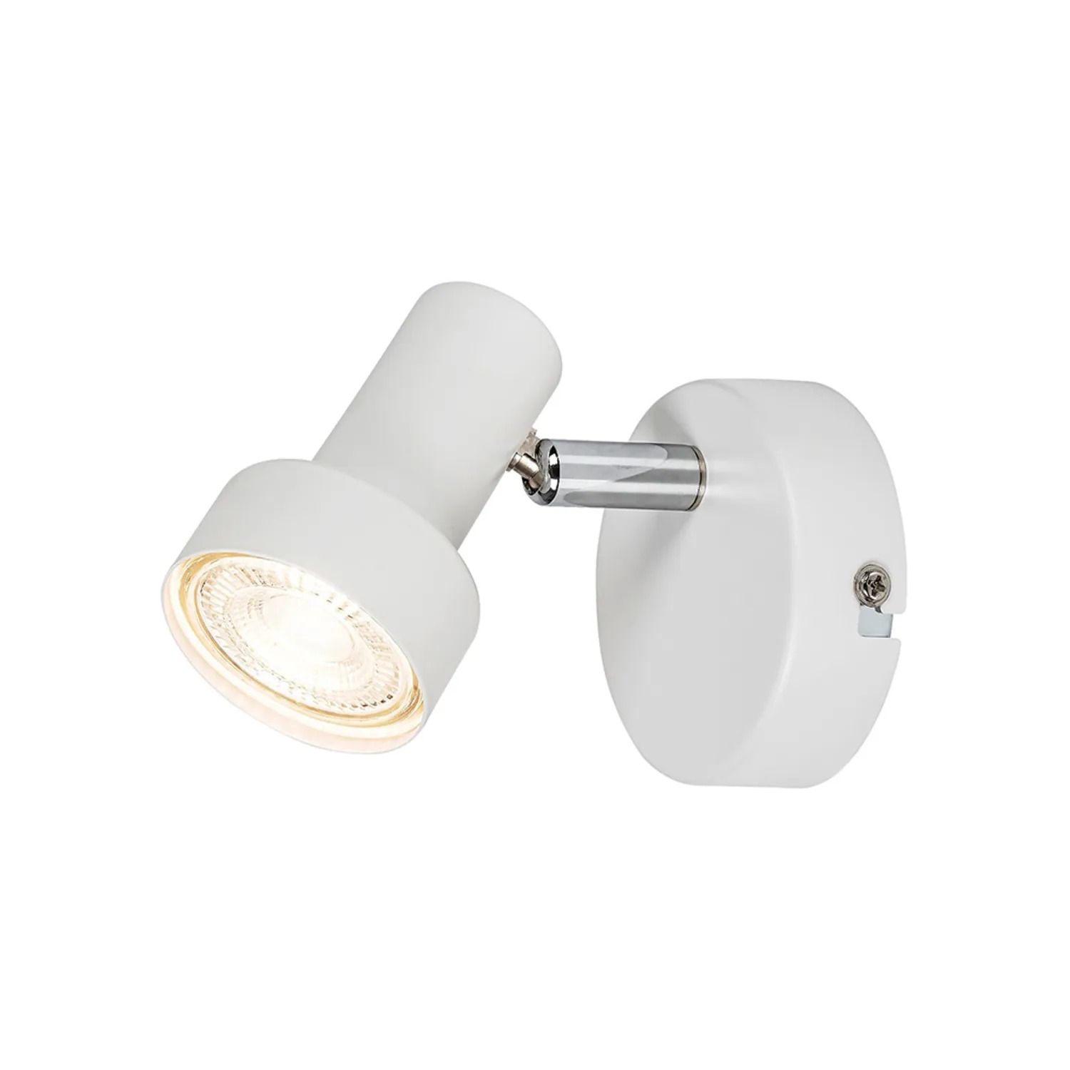 Kinkiet nowoczesny Konrad biały 1xGU10x50W metal wym:9x9x11cm IP20 Rabalux