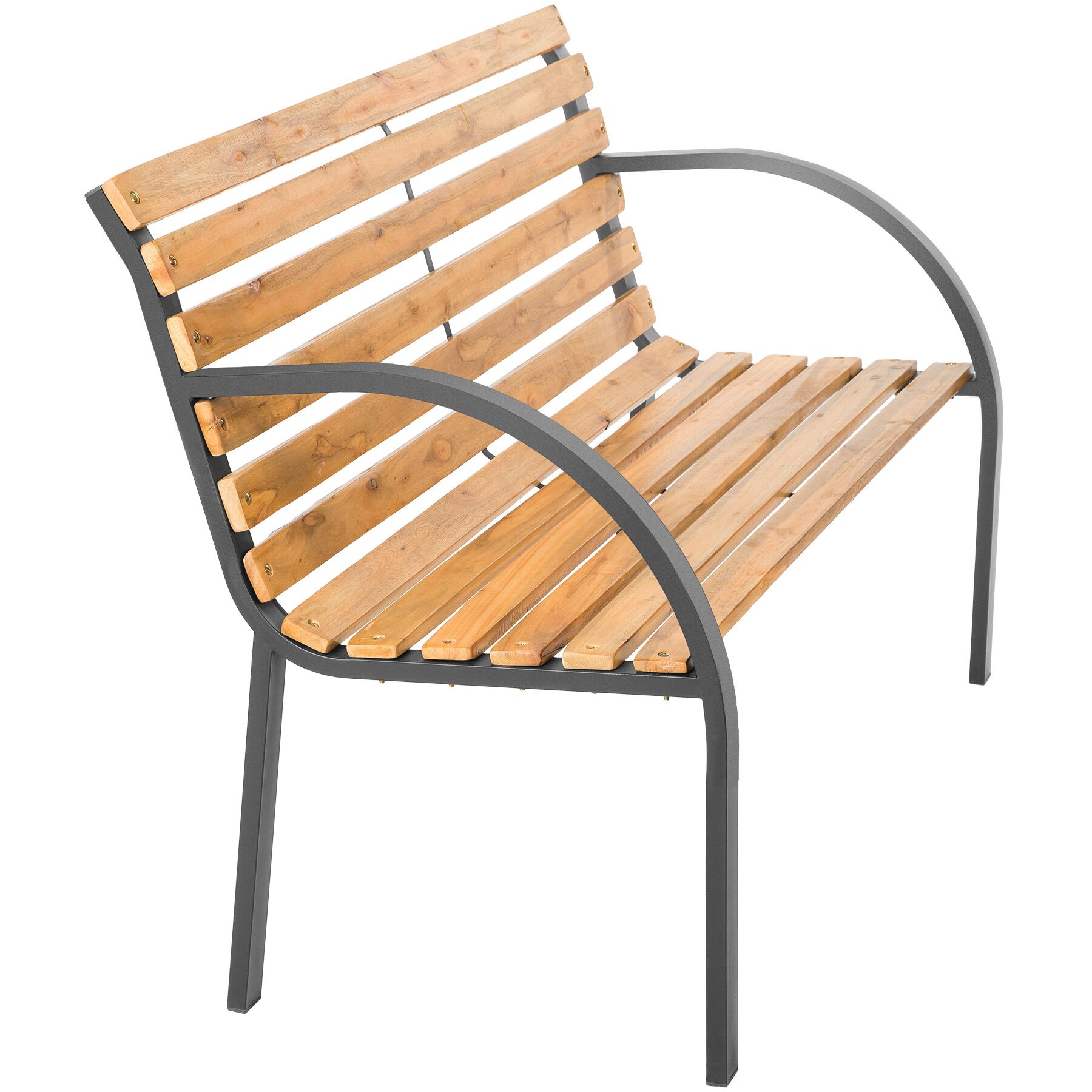 Banc de jardin en pin de Chine 2 places TECTAKE - 3