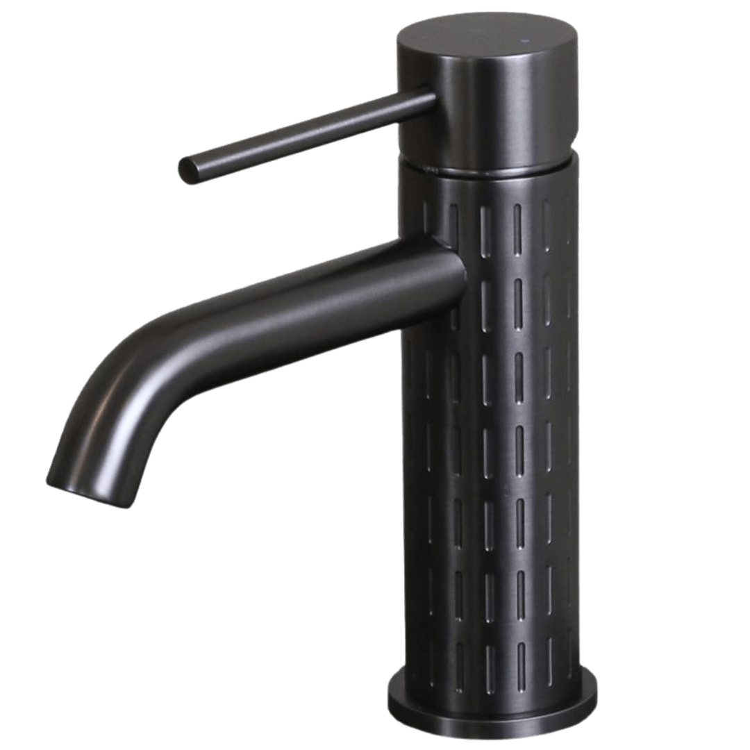 Architek bateria miedziana umywalkowa niska metaliczny szary