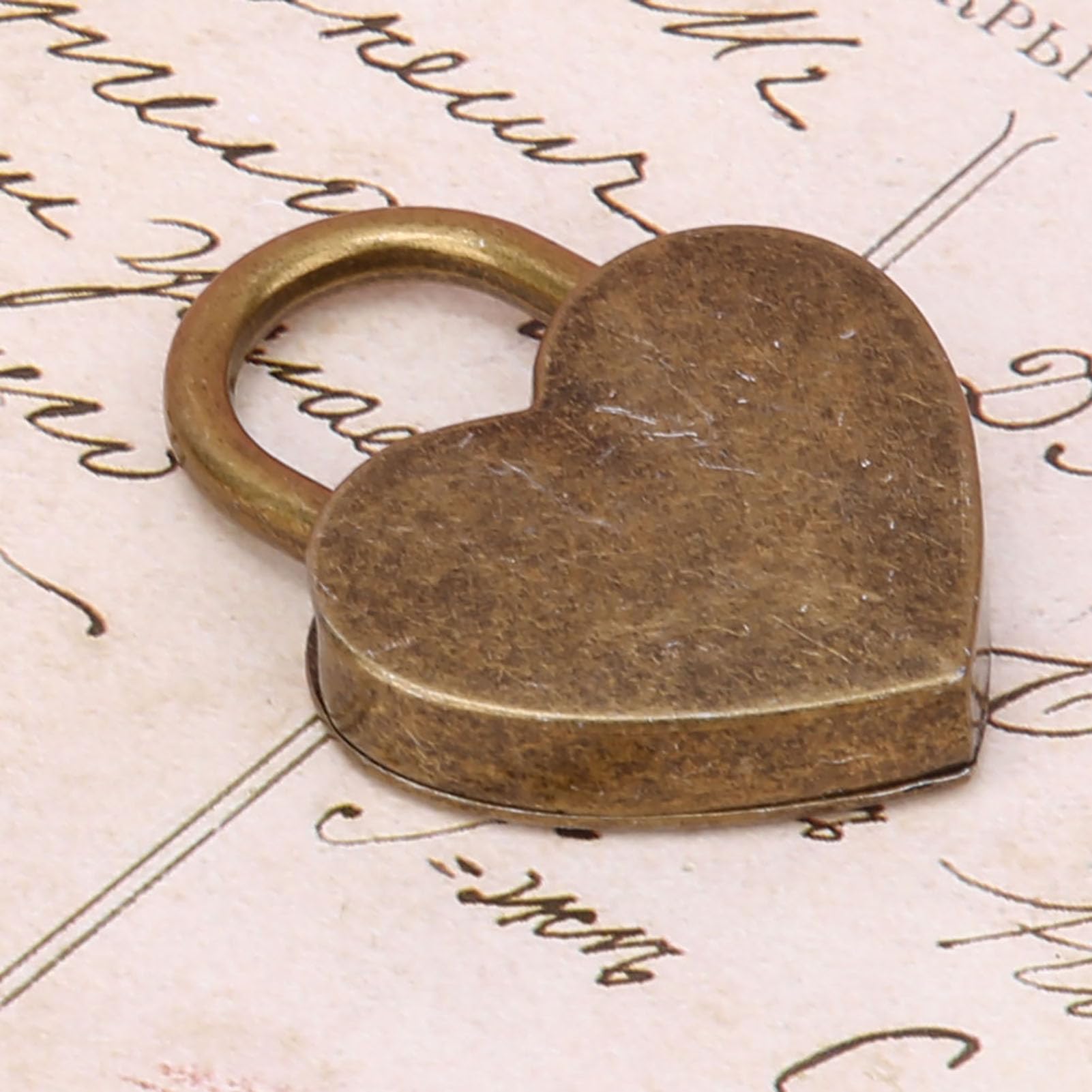 Lucchetto Decorativo A Cuore Con Chiave - Mini Serratura Vintage Per Scatole, Diari E Portagioie - Foto 10