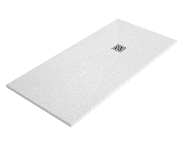 Brodzik ARDESIA 70x110 cm Biały kratka ze stali