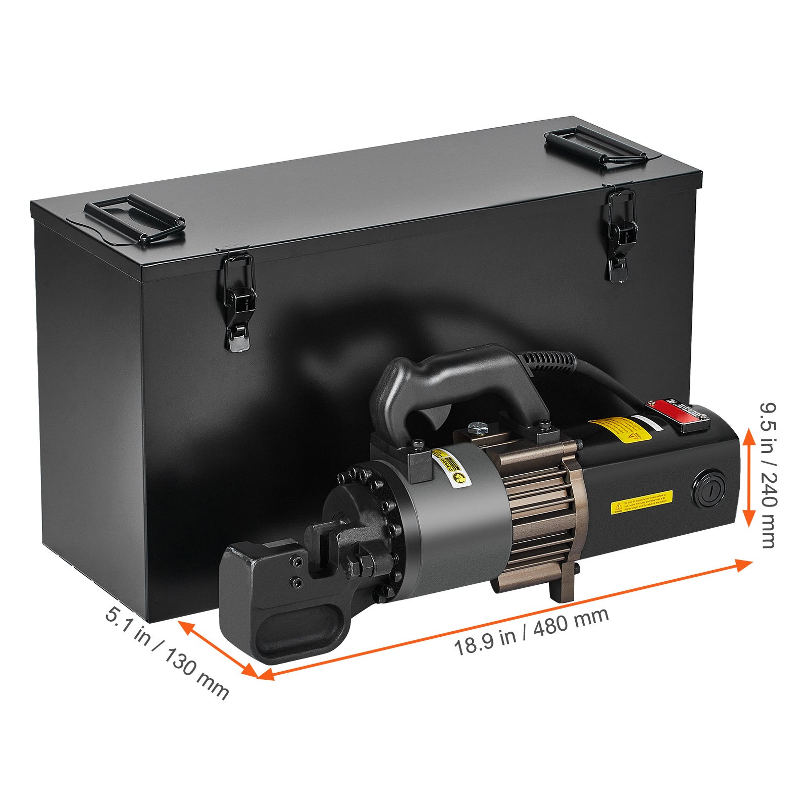 Coupe-barres hydraulique électrique 2000W,SucceBuy coupe barres d'armature 25mm en 3,5s,coupe-acier portable avec bidon d'huile,accessoires,RC-25 - 2