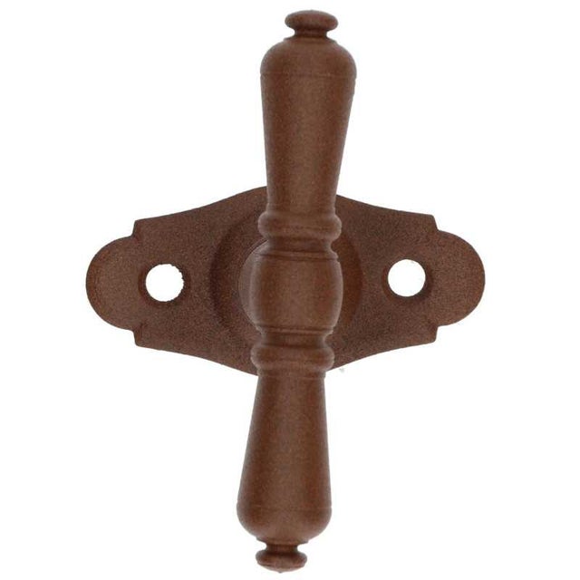 Poignée de fenêtre Bouvet Nevers BO52PC85E fer rouillé 7 mm