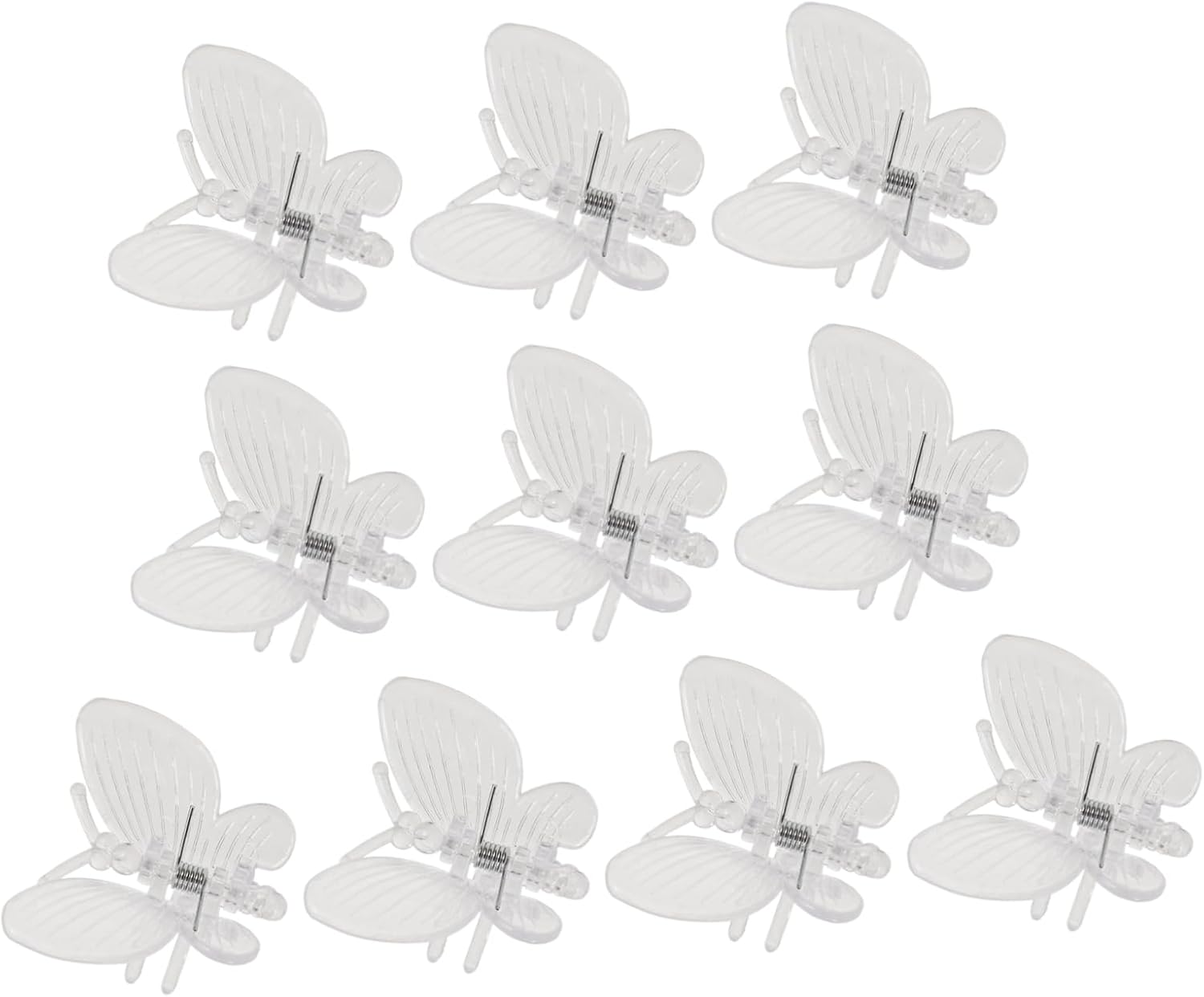 Zestaw 30 wielokrotnego użytku przezroczystych klipsów do storczyków, do roślin pnących, klipsów podtrzymujących łodygi storczyków, akcesoriów ogrodni