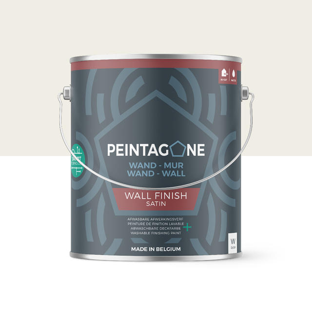 Peinture de finition ultralessivable pour murs int. & ext. - Wall Finish Satin, 2,5 l, New Cottage (PE003) - PEINTAGONE