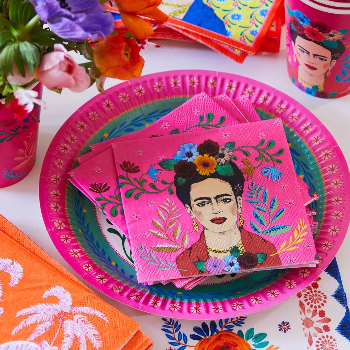 Boho Frida Cocktail Napkin 20Pk - 2
