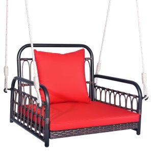 RELAX4LIFE Altalena Da Giardino Per Bambini, Altalena Rettangolare 150x80 Cm, Altezza E Inclinazione Regolabile Altalena Bimbi Per Esterno E Interno Multicolore 57515183