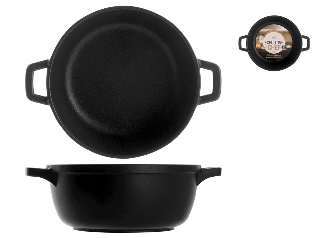 Casserole Antiadhésive Effet Pierre Rare 22 Cm Zanetti - Poignées Soft Touch Fabriquée En Italie