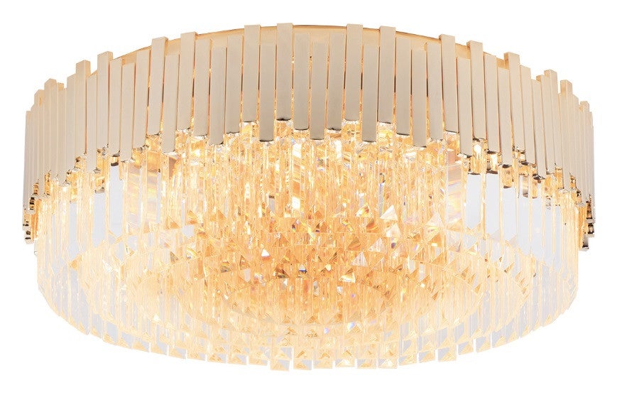 Lampa sufitowa wisząca Trend złota 15xE14x40W dekoracyjna wym: 22 x 60 x 60 cm metal Maxlight
