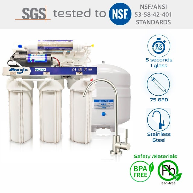 Système d'Osmose Inverse MAGIC EKONO+ avec Membrane Haute Performance Faible Rejet 1:1