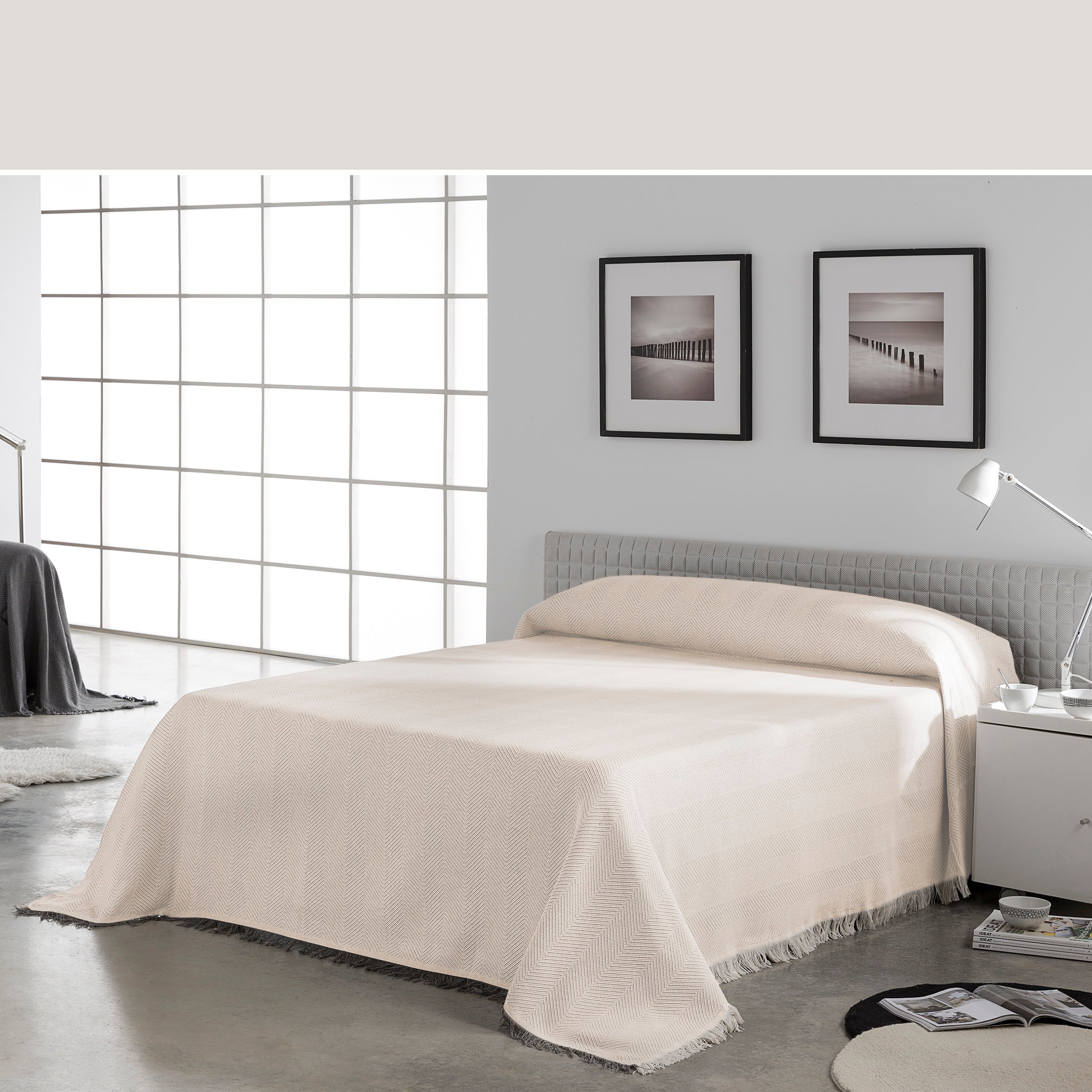 Plaid Espiga 230 * 260 Beige - 3